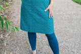 New ocean dress 100% cotton - retro drops - last size high summer clothes Tantilly 