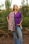 Reversible scarf - shina- made by tantilly Scarves Tantilly 