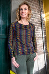 Priscilla Sweater - retro rainbow shirt Tantilly 