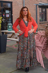 Boho maxi silk dress made by Tantilly - spring time Every day dress Tantilly 
