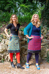 Poppy reversible cotton skirt made by Tantilly- Opuntia Reversible skirt Tantilly 