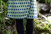 Reversible wrap dress 100% cotton - retro peacock Reversible dress Tantilly 