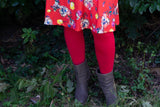Sophia dress - red poppy garden Every day dress Tantilly 