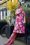 Sofia trumpet dress - roses garden Every day dress Tantilly 