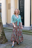 Boho maxi silk dress made by Tantilly - brown Every day dress Tantilly 
