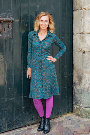 Amy dress/cardigan- autumn paisley- 2 in one - made by tantilly winter dresses Tantilly 