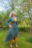 Zamora dress - 3/4 sleeves - made by Tantilly - ice blue water Every day dress Tantilly 