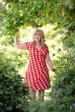 Zoe dress - retro dots red - summer time Made by tantilly tantilly 
