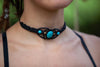 Stone Necklace / Choker / Tiara- choose your stone jewelry Tantilly howlite (turquoise color) 